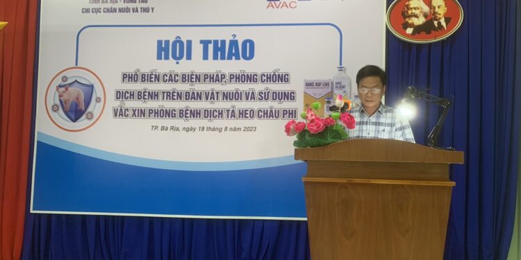 Bà Rịa – Vũng Tàu: Sẽ sử dụng vắc xin phòng bệnh Dịch tả heo Châu Phi từ năm 2024